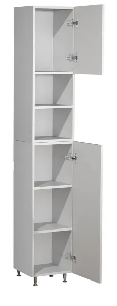 VCM Koupelnová vysoká skříňka Lisalo, bílá