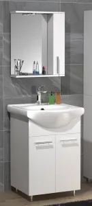 VCM 3dílná umyvadlová skříňka Lisalo M, bílá