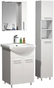 VCM 4dílná umyvadlová skříňka Lisalo M, bílá