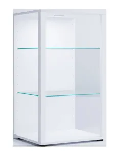 Vitrína GLASOL XXL, biela