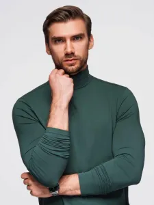Módny pánsky rolák- zelený