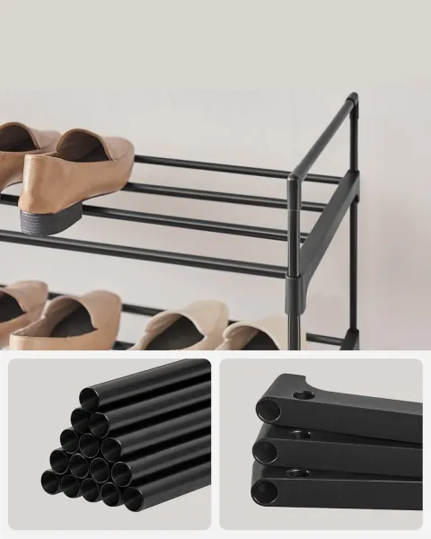 SONGMICS Botník Pajos 92 cm čierny