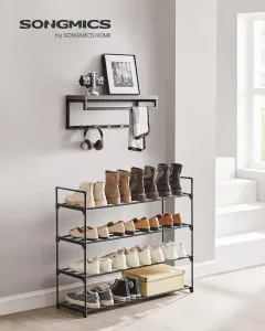 SONGMICS Botník Pajos 92 cm čierny