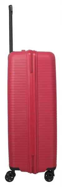 Veľký škrupinový kufor Travelite Air Stripe L Red