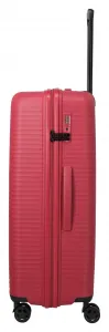 Veľký škrupinový kufor Travelite Air Stripe L Red