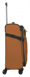 Stredný textilný kufor na kolieskach Travelite Briize M Curry