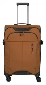 Stredný textilný kufor na kolieskach Travelite Briize M Curry