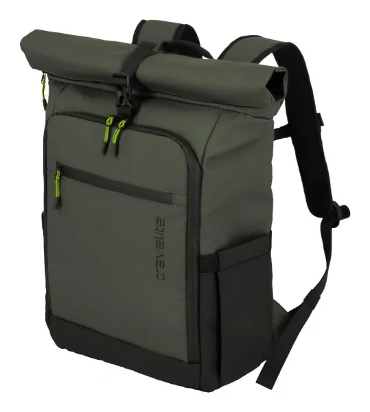 Rolovací ruksak Travelite Briize Backpack M Roll-Up Khaki