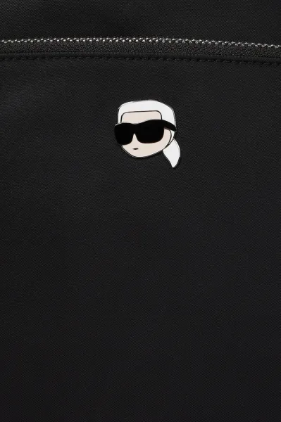 Batoh Karl Lagerfeld Ikon Nylon Laptop Backpack Black