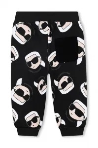 Detské bavlnené tepláky Karl Lagerfeld