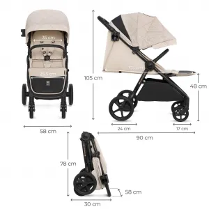 Kočík Kinderkraft Mitzy limitovaná edícia Bizuu Farba: Dune Whisper