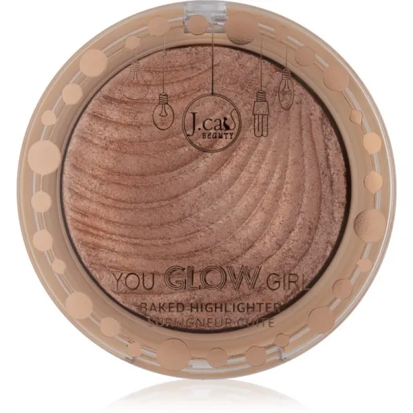 J.Cat Beauty You Glow Girl zapečený rozjasňovač odtieň 103 Pink Goddess 8.5 g