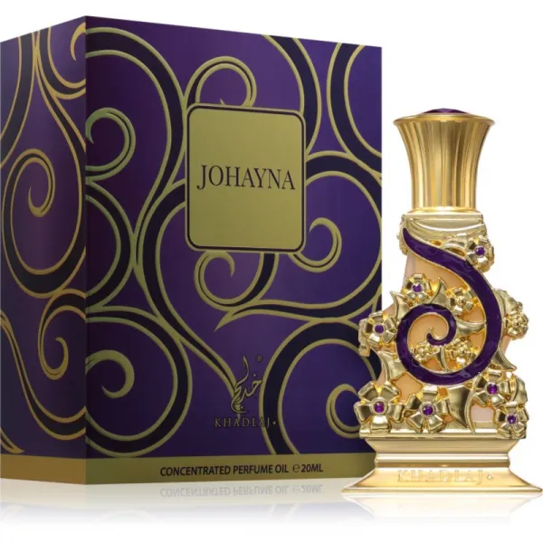 Khadlaj Johayna Purple parfémovaný olej unisex 20 ml
