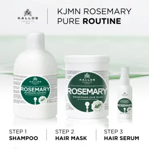 Kallos KJMN Professional Rosemary regeneračný a ochranný olej pre poškodené vlasy a rozštiepené končeky 50 ml