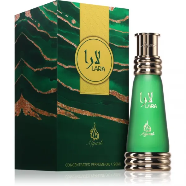Khadlaj Lara Green parfémovaný olej unisex 20 ml