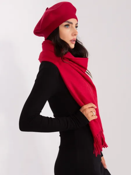 Scarf-AT-SZ-23185.90P-burgundy