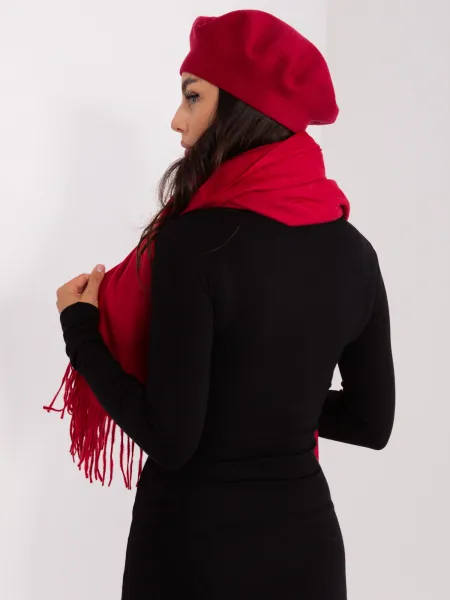 Scarf-AT-SZ-23185.90P-burgundy