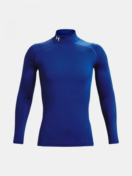 Modré športové tričko Under Armour UA CG Armour Comp Mock