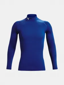 Modré športové tričko Under Armour UA CG Armour Comp Mock