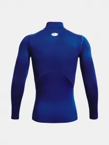 Modré športové tričko Under Armour UA CG Armour Comp Mock