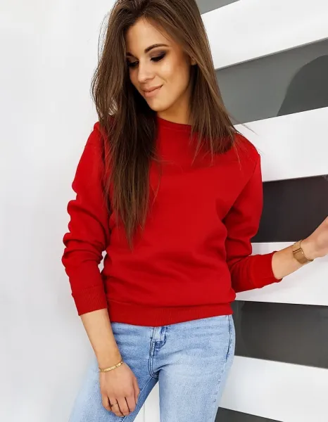 Dámska mikina FASHION II červená Dstreet