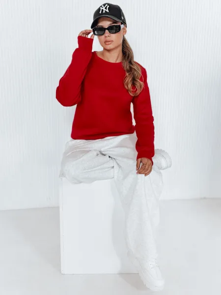 Dámska mikina FASHION II červená Dstreet