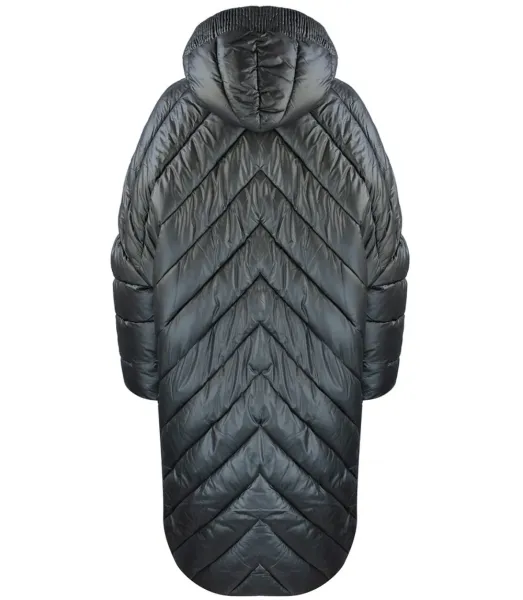 Pri Long jacket women's coat with diagonal quilting Warm LUCY
