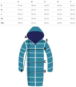 Pri Long quilted winter warm coat with hood ARCTICA jacket