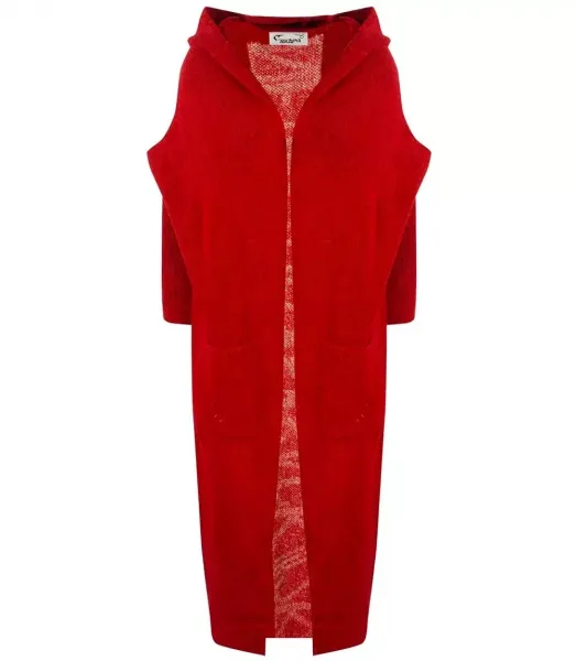 Pri Long cardigan sweater with wool NEVER LOOK BACK