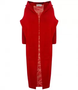 Pri Long cardigan sweater with wool NEVER LOOK BACK