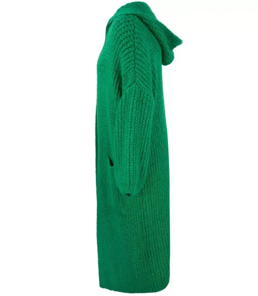 Pri Long warm cardigan sweater thick weave VALERIA