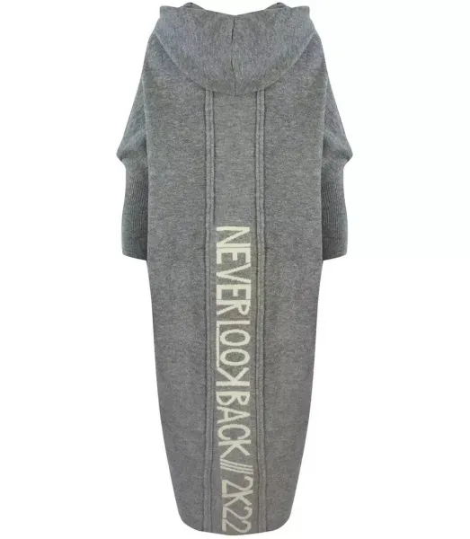 Pri Long cardigan sweater with wool NEVER LOOK BACK