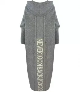 Pri Long cardigan sweater with wool NEVER LOOK BACK