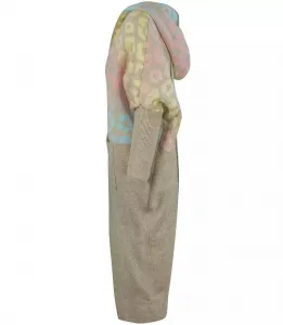 Pri Long cardigan colorful leopard sweater with wool