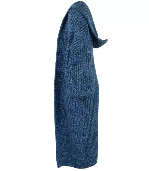Pri Long warm cardigan sweater thick weave VALERIA