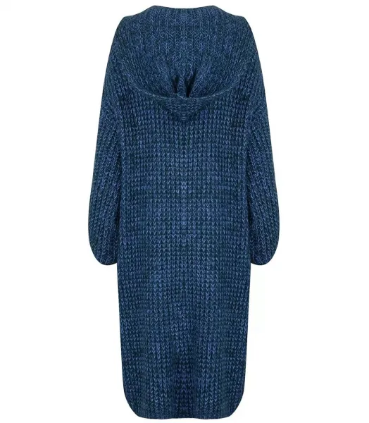 Pri Long warm cardigan sweater thick weave VALERIA