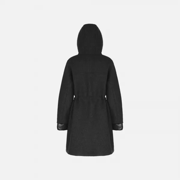 Dark Grey Women's Coat Geox Kleopy - Women's