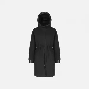 Dark Grey Women's Coat Geox Kleopy - Women's