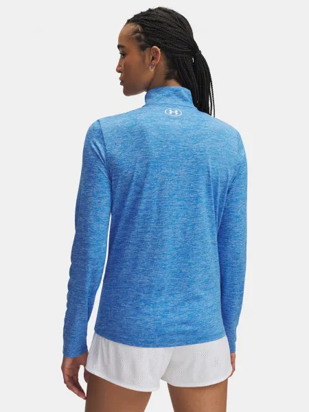Under Armour Tech 1/2 Zip T-Shirt - Twist-BLU - Women's