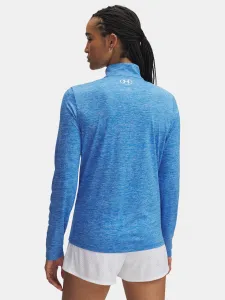 Under Armour Tech 1/2 Zip T-Shirt - Twist-BLU - Women's