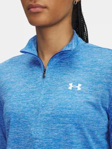 Under Armour Tech 1/2 Zip T-Shirt - Twist-BLU - Women's