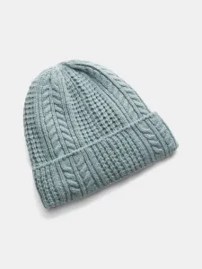 Under Armour W Halftime Cable Knit Beanie-GRN Women's Cap - Women's