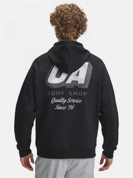 Men's Under Armour UA Rival Fleece HBR Logo HD-BLK Sweatshirt - Men's