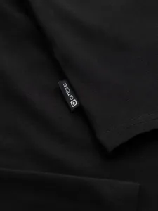 Pánske tričko s dlhým rukávom OMBRE Longsleeve OM-LSCL-0130 V-1 black