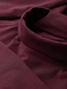 Pánske tričko s dlhým rukávom OMBRE Longsleeve OM-LSCL-0130 V-6 burgundy
