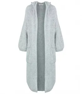 Pri Long warm cardigan sweater thick weave VALERIA