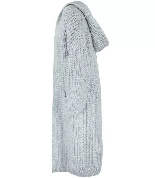 Pri Long warm cardigan sweater thick weave VALERIA
