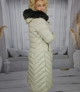 Pri Long quilted winter warm coat with hood ARCTICA jacket
