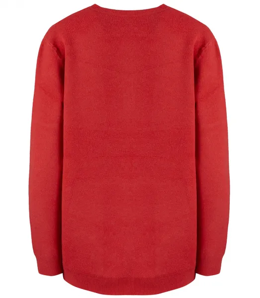Pri Classic warm thick short LEOILA sweater with button closure