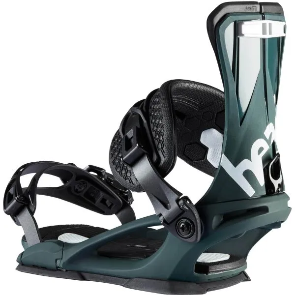 Head NX TEAM Snowboardové viazanie s nastaviteľnou flexiou, tmavo zelená, veľkosť